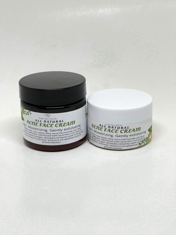 All Natural Face Cream|Acne Prone Skin|Camwood|Oat|Niacinimide|Lactic AcidVegan - Image 3