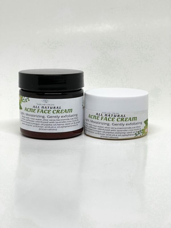 All Natural Face Cream|Acne Prone Skin|Camwood|Oat|Niacinimide|Lactic AcidVegan - Image 2