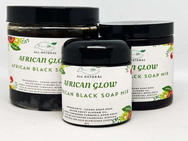 African Glow Black Soap Mix - Image 4