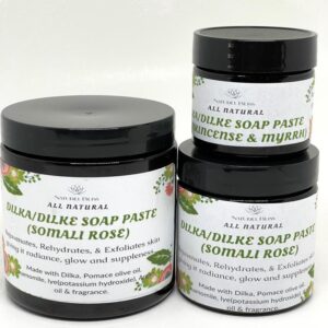 Dilka/Dilke Soap Paste/Sudanese Beauty/Exfoliating/Rejuvenating & Smooth Glowing Skin