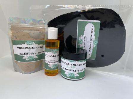 Hammam Bath Kit/Traditional Moroccan Bath Kit - Image 3