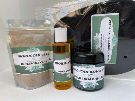 Hammam Bath Kit/Traditional Moroccan Bath Kit