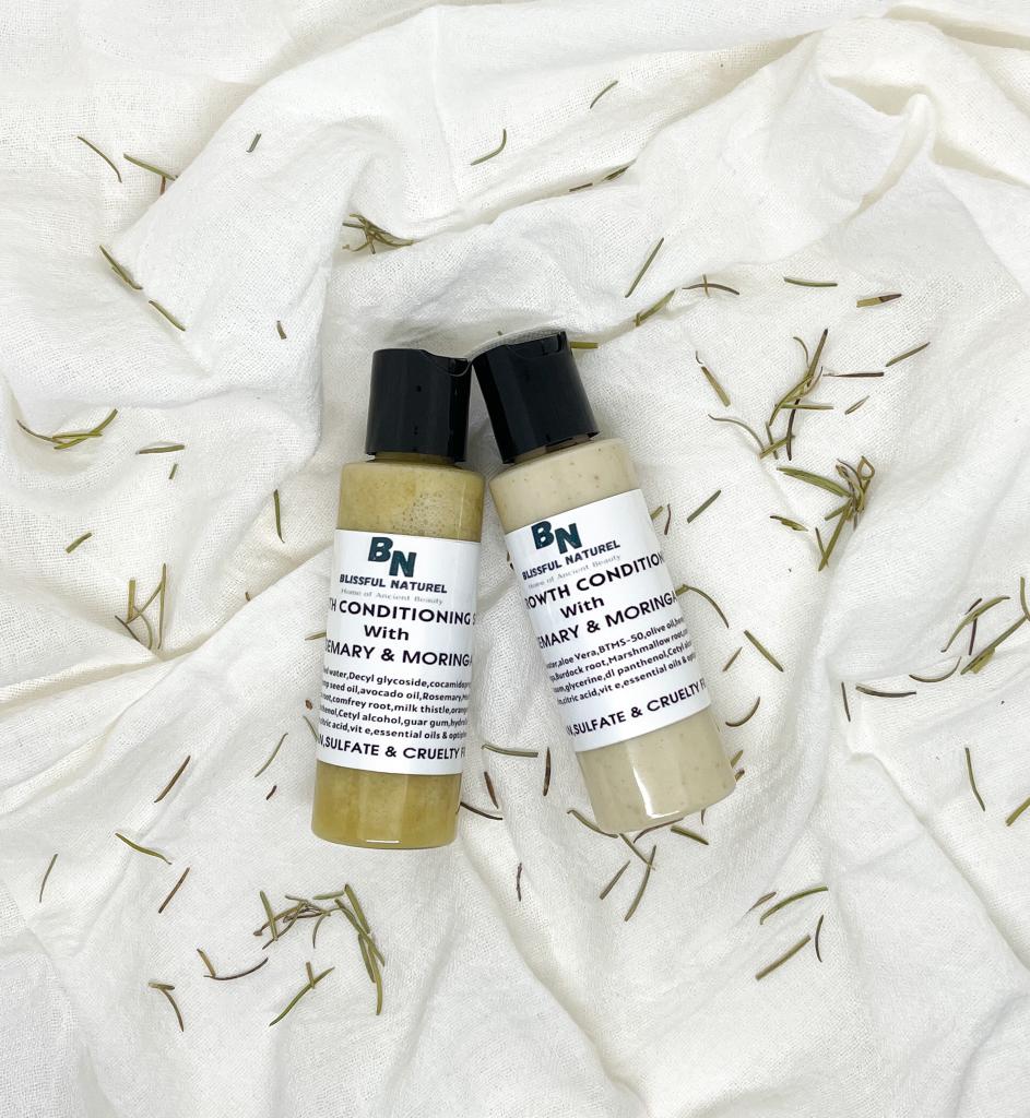 Rosemary/Moringa Hair Growth Shampoo & Conditioner Sample Set/2oz